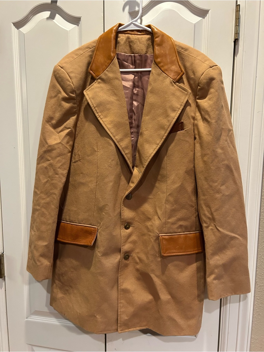 Classic old west men large rancher cowboy coat